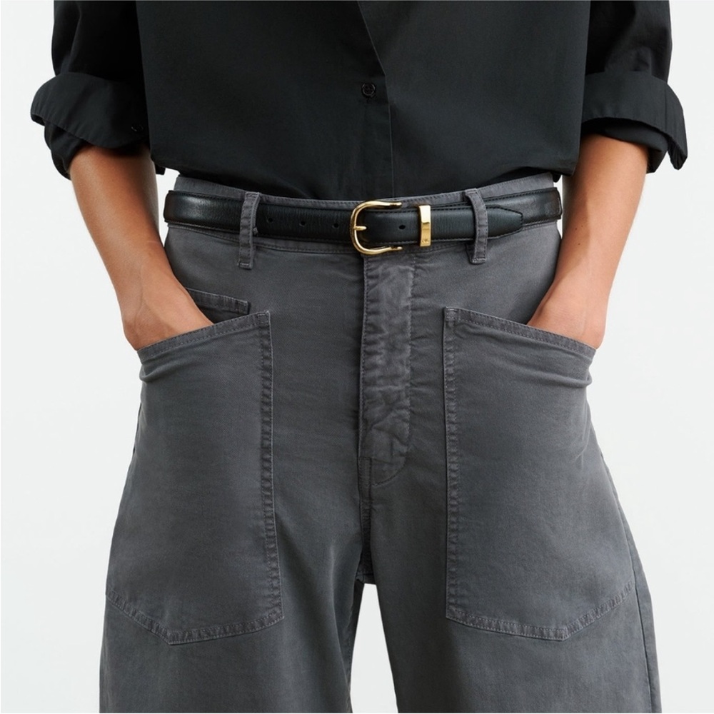 Nili Lotan Shon Corduroy Pant in Vintage Gray Size 2 Barrel NEW - Picture 3 of 11